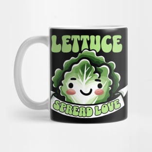 Lettuce spread Love Let us spread Love Design Mug